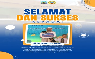 Generasi Berprestasi, Generasi Menginspirasi! Alda Zahrotus Shita Juara I Putri Duta GenRe 2026