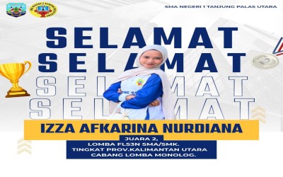 Mengukir Prestasi Lewat Seni Monolog, Izza Raih Juara II FLS3N Provinsi Kalimantan Utara